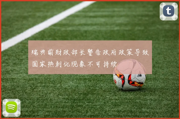 瑞典前财政部长警告政府政策导致国家热刺化现象不可持续